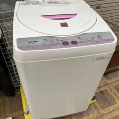 シャープ5kg 洗濯機生活家電 洗濯機