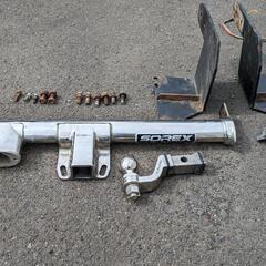 値下げ Sorex ステンレスヒッチメンバー 150プラド 後期 中古