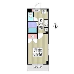 ｟1K｠💙敷０＆礼０❕川崎市❕宅配ボックス、オートロック付…