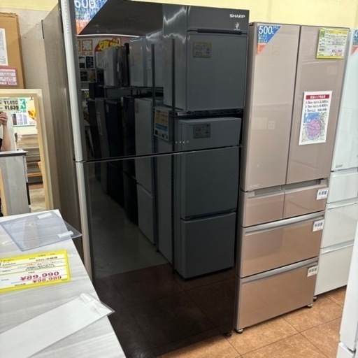 大型600L 冷蔵庫 2021年製 SHARP シャープ SJ-60H コストコ専売モデル2613