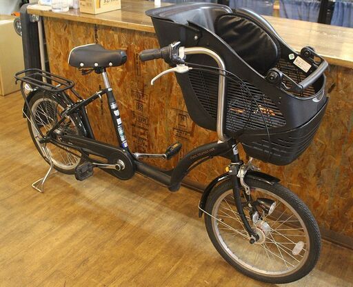 北大前! 札幌 引取 asahi アサヒ シティサイクル 自転車 3人乗り対応 Petit Maman mini 切り替え付き ママチャリ 2045558
