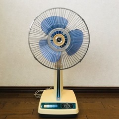 SANYO　サンヨー　扇風機　昭和レトロ　首振り　タイマー機能付　三洋