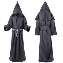 
衣装 中世修士服 僧侶服 魔法使い服 牧師コスプレ マント帽