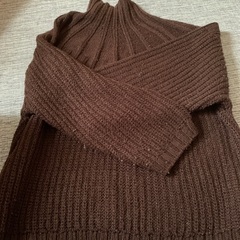 茶色のセーター