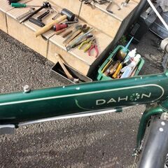 商談中です【札幌市内配達無料】中古車　ＤＡＨＯＮ　route　グリーン　６弾切り替え　前後ライト付き