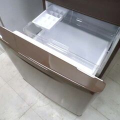 冷蔵庫 168L 2017年製 Panasonic NR-B179W-T マホガニーブラウン 2ドア 右開き 100Lクラス 家電 パナソニック 苫小牧西店