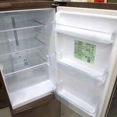 冷蔵庫 168L 2017年製 Panasonic NR-B179W-T マホガニーブラウン 2ドア 右開き 100Lクラス 家電 パナソニック 苫小牧西店