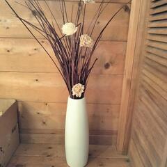 花瓶　造花　フェイク植物