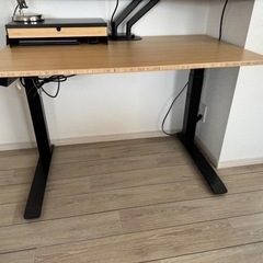 Flexispot E7 Pro（コの字型）ブラック+ 天然竹天板（公式）