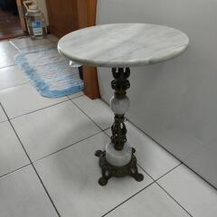大理石テーブル「花台、コーヒーテーブル」