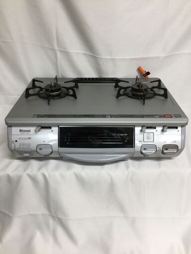 【北見市発】リンナイ RINNAI グリル付きガステーブル RTS-660GFTS-R 2012年製 LPガス用 (E2783ashnY)