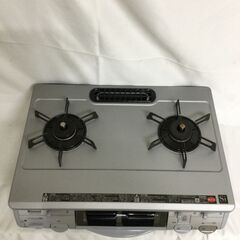 【北見市発】リンナイ RINNAI グリル付きガステーブル RTS-660GFTS-R 2012年製 LPガス用 (E2783ashnY)