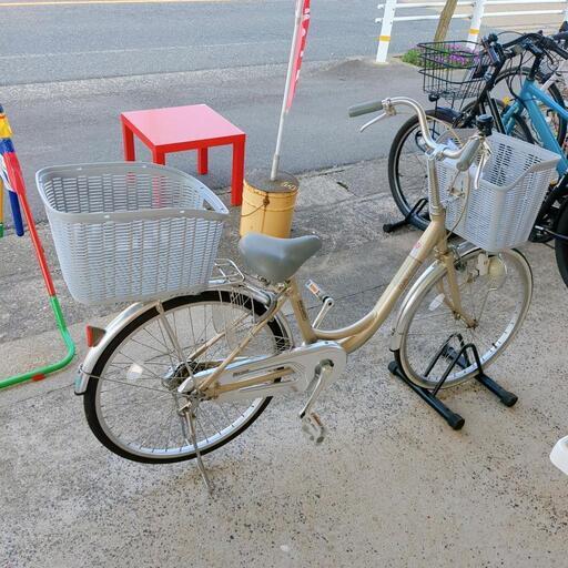 丸石☆CURL.ALUMI☆ゴールド、24インチ、自転車 、ママチャリ【浜村