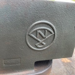 ☆中古品 ナベヤ リードバイス 丸胴バイス 万力 幅200x奥500x高