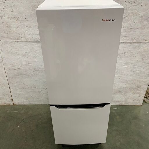 【Hisense】 ハイセンス 2ドア 冷凍冷蔵庫 容量150L 冷凍室46L 冷蔵庫104L HR-D15C 2020年製 J0069
