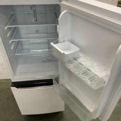 【Hisense】 ハイセンス 2ドア 冷凍冷蔵庫 容量150L 冷凍室46L 冷蔵庫104L HR-D15C 2020年製 J0069