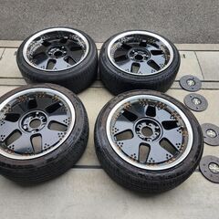 RAYS GENOME　18インチタイヤホイールセット　深リムデザイン　ＶＯＸＹ等のミニバンやセダン等に