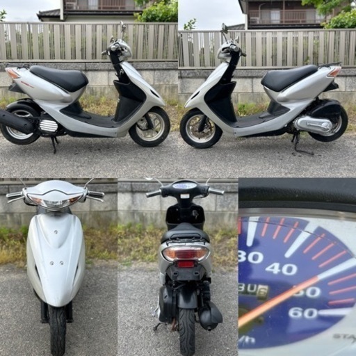 AF57ディオ.ディスクブレーキモデル☆バッテリー・シート・プラグなど新品交換^_^色々整備で快調！50cc原付スクーター☆ AF57ディオ.ディスクブレーキモデル☆バッテリー・シート・プラグなど