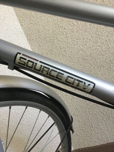 【北見市発】TAKEDA INDUSTRY SOURCE CITY 自転車 GF0018844 6段変速 27インチ シルバー (E2794wY)