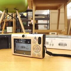 動作品 Canon IXY DIGITAL 20IS コンデジ デジタルカメラ キヤノン 20 IS キャメル バッテリー 充電器 取扱説明書 元箱 札幌市 豊平区 西岡