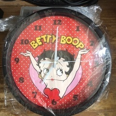 【新品未使用】Betty Boop壁掛け時計