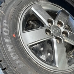 最終
値下げ↓ダンロップ　スタッドレスタイヤ　ホイール付き
