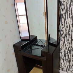 【ネット決済】三面鏡　ドレッサー　化粧台　ミラー 鏡台