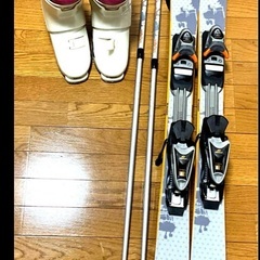 【ネット決済】スキー板　スキーブーツ2足　ビンディング2本