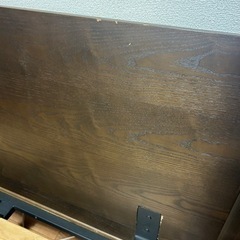 【直接引取り限定】無印良品　ベッドフレーム　セミダブル　ヘッドボード