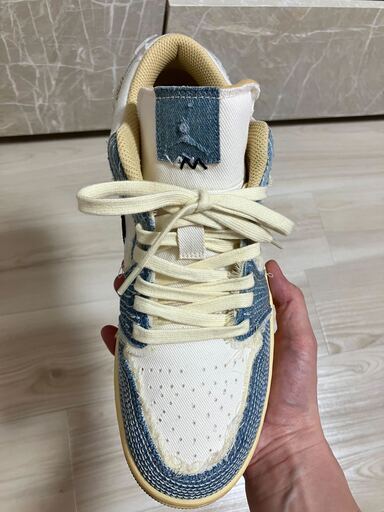 【超美品】エアジョーダン1 LOW SE AIR JORDAN 1 刺し子 27cm