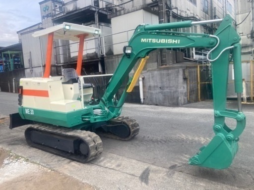 CAT 新キャタピラー 三菱 ME20 油圧ショベル ミニユンボ 2トン 倍速 ディーゼルエンジン ゴムキャタ 排土板 キャノピー 静岡県 富士市発