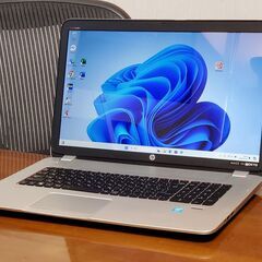 HP 巨大17インチ/高精細【win10+win11 起動7秒 CPUスコア5351】i7