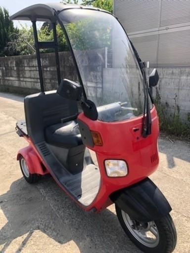 ホンダ　ジャイロキャノピー　4st   赤　書類付実働ベース車