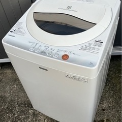 埼玉 東京都 配達設置無料 特価 東芝 5kg 洗濯機 パワフル洗浄 風乾燥機能付