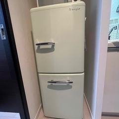 レトロ風デザイン　小型冷蔵庫　eangleシリーズ　EDION