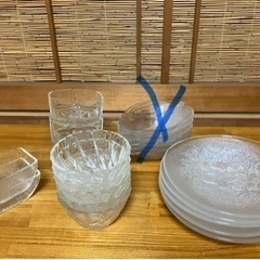 ガラス製品　皿　小鉢　段ボール1箱分