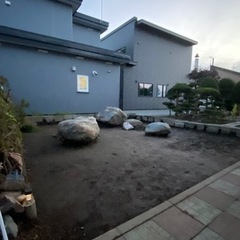 【庭石の粉砕】謝礼