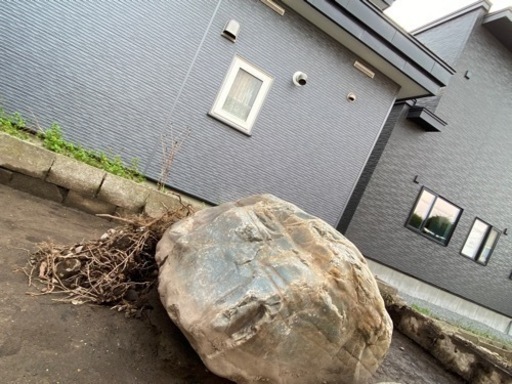 庭石の粉砕】謝礼 - ガーデニング 