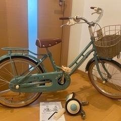 子供自転車　ブリヂストン　HACCHI 18インチグリーン
