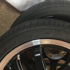 タイヤ、アルミホイル4本セット