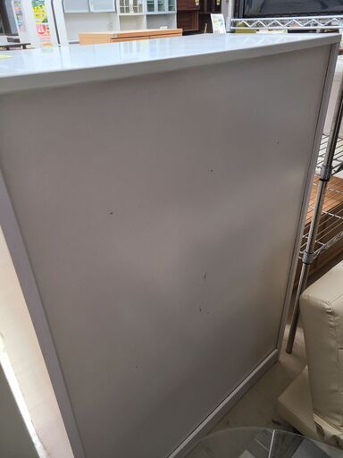 J4835 IKEA イケア DETOLF 4段ガラスショーケース ガラス扉キャビネット AA-926745-1 クリーニング済 【リユースのサカイ柏店】  - その他