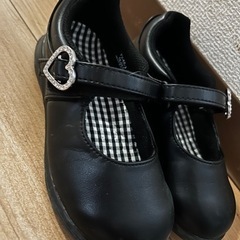 MOONSTAR フォーマル 靴 18cm ブラック 卒園式 入...