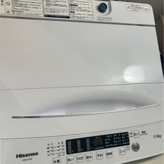 洗濯機5.5キロハイセンス HW-K55E