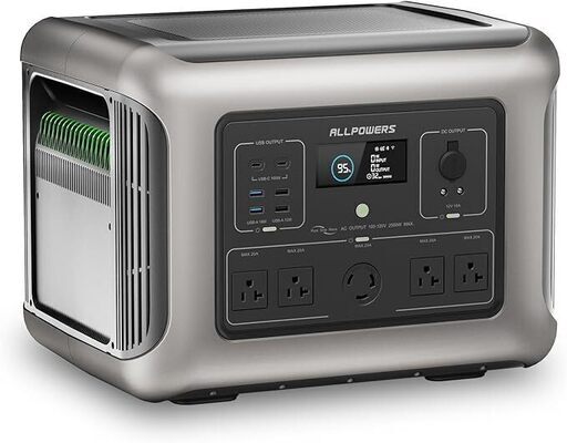 ポータブル電源 2500W/2016Wh大容量バッテリー新品 3500+回サイクルリン酸鉄リチウム蓄電池 1時間フル充電 次世代パススルーUPS エコモード省エネ