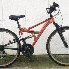 SOLUTION 26インチ MTB Wサスペンション 18段変速