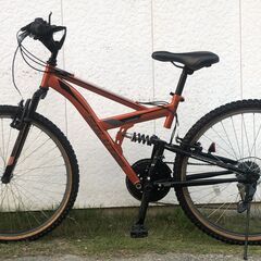 SOLUTION 26インチ MTB Wサスペンション 18段変速