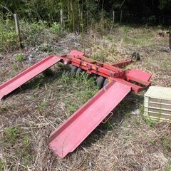 車のトレーラー 現地ピックアップ