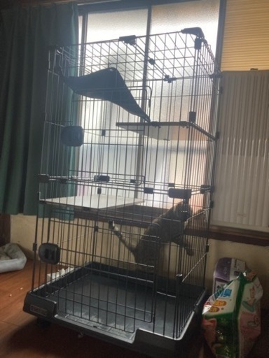 猫用2段ケージ