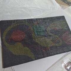 大島紬 帯 長襦袢 バック 草履 帯締め 帯揚げの７点お出掛けセット