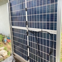 両面ソーラーパネル2枚